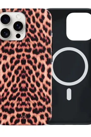 Vente Flash xoxo Wildhearts Leopard Dream - Coque iPhone 15 Pro avec MagSafe