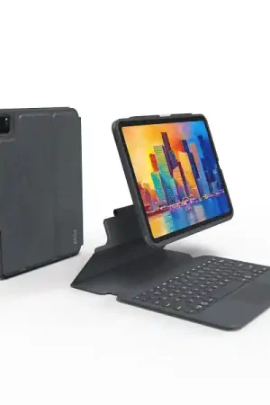 Pas Cher ZAGG-Keyboard Pro Keys avec Trackpad Apple iPad 10.9 - (noir/gris)