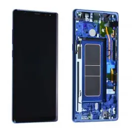 Authentique Écran Samsung Galaxy Note 8 (N950F) Bleu + Châssis Origine