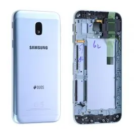 Coque arrière (Duos) Samsung Galaxy J3 2017 (J330F) Bleu Bon Marché
