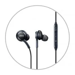 Offre Spéciale Écouteurs Samsung Galaxy (AKG) EO-IG955 S8 (G950F) Noir Origine