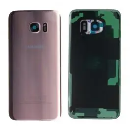 Vitre arrière Samsung Galaxy S7 Edge (G935F) Rose Origine Prix Cassé