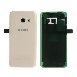 Vitre arrière Samsung Galaxy A3 2017 (A320F) Rose Origine Dernière Chance