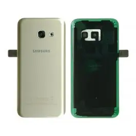 Vitre arrière Samsung Galaxy A3 2017 (A320F) Or Origine Offre Du Jour