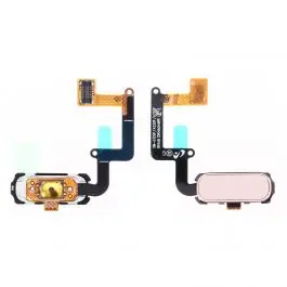 Acheter En Ligne Nappe / Bouton HOME Samsung Galaxy A3 2017 (A320F) / A5 2017 (A520F) / A7 2017 (A720F) Rose