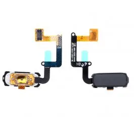 Acheter En Ligne Nappe / Bouton HOME Samsung Galaxy A3 2017 (A320F) / A5 2017 (A520F) / A7 2017 (A720F) Noir