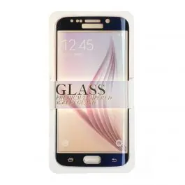 Verre trempé Intégral Samsung Galaxy S6 Edge (G925F) Bleu Dernière Chance