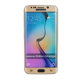 Bon Marché Verre trempé Intégral Samsung Galaxy S6 Edge Plus (G928F) Or