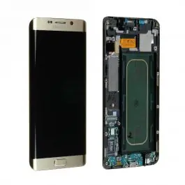 Prix Promo Écran Samsung Galaxy S6 Edge Plus (G928F) Or + Châssis Origine
