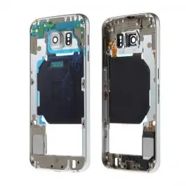 Châssis Central Samsung Galaxy S6 (G920F) Blanc Astral Origine Prix Bas