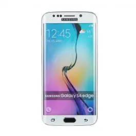 Verre trempé Intégral Samsung Galaxy S6 Edge (G925F) Blanc Retour Gratuit