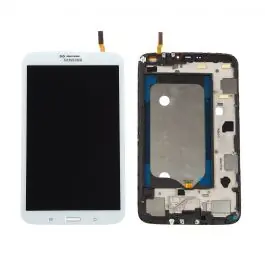 Vente Flash Écran Samsung Galaxy Tab 3 8.0 (T315) Blanc + Châssis Reconditionné (PIEC) 4G