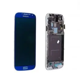 Top Vente Écran Samsung Galaxy S4 (i9505) Bleu + Châssis Origine