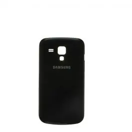 Coque arrière Samsung Galaxy Trend (S7560) Noir Satisfait Ou Remboursé