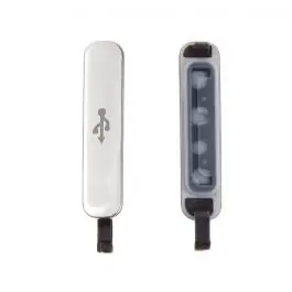 Remise Cache port Charge Samsung Galaxy S5 (G900F) Argent