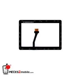 Vitre tactile Samsung Galaxy Note (10.1) (N8000) / Tab 2 (P5100 / P5110) Noir Authentique