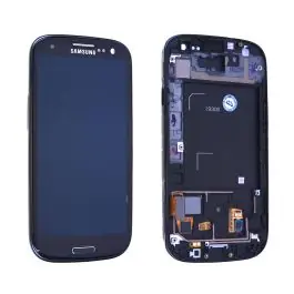 Commander Vite Écran Samsung Galaxy S3 (i9300) Noir + Châssis Origine